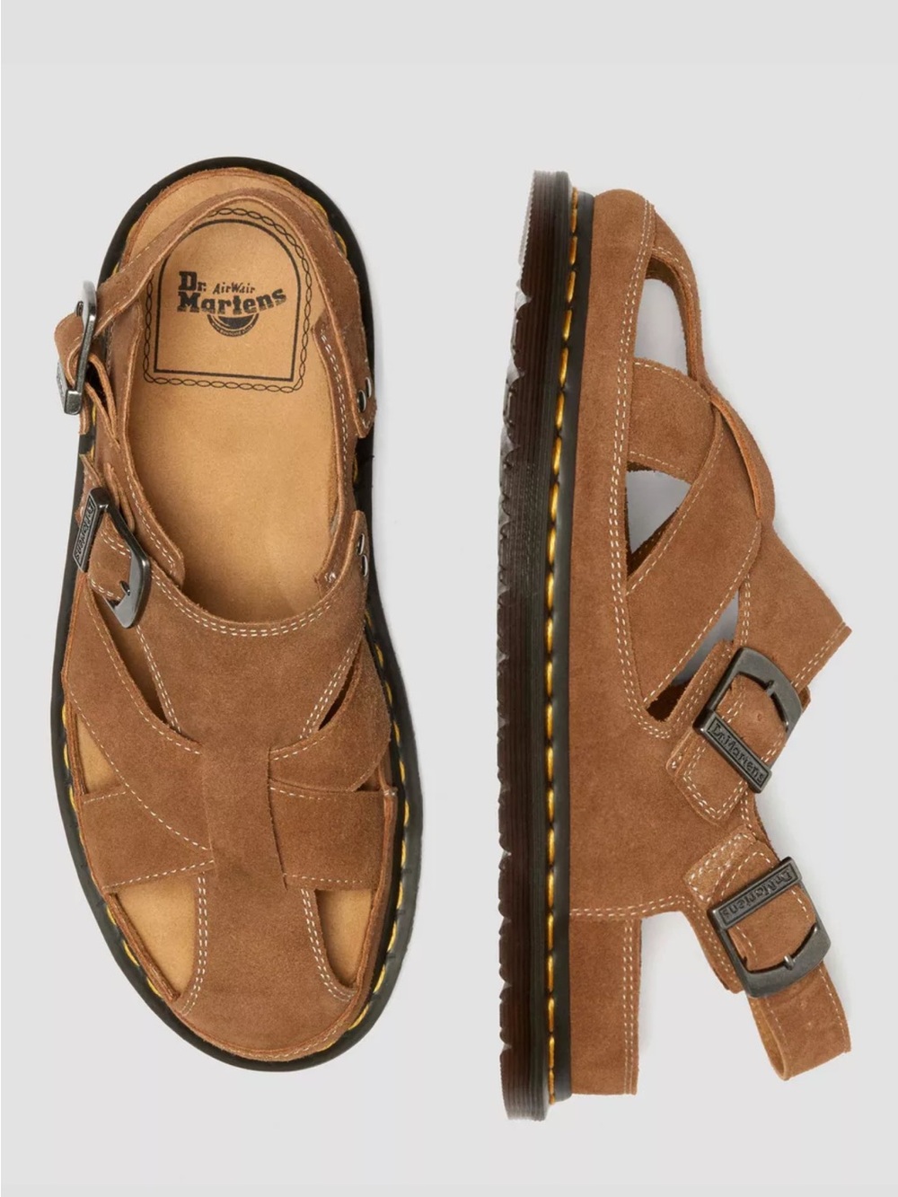 Dr. Martens Archive Fisherman Sandal Natural Tan M10/W11 NIB